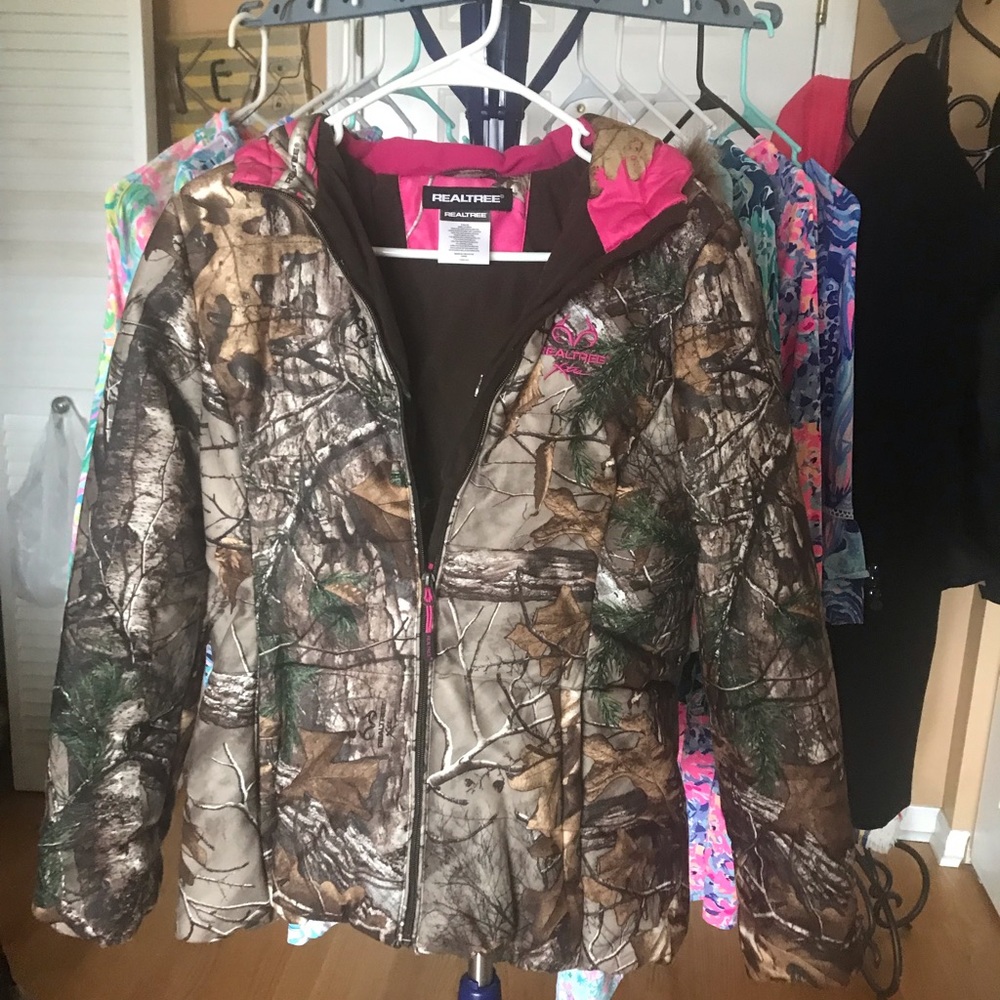NWOT Camo Jacket w/ Hood
